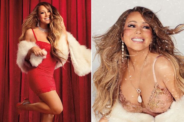 We wish you a Mariah Christmas: Mariah Carey dazzles in lingerie photoshoot